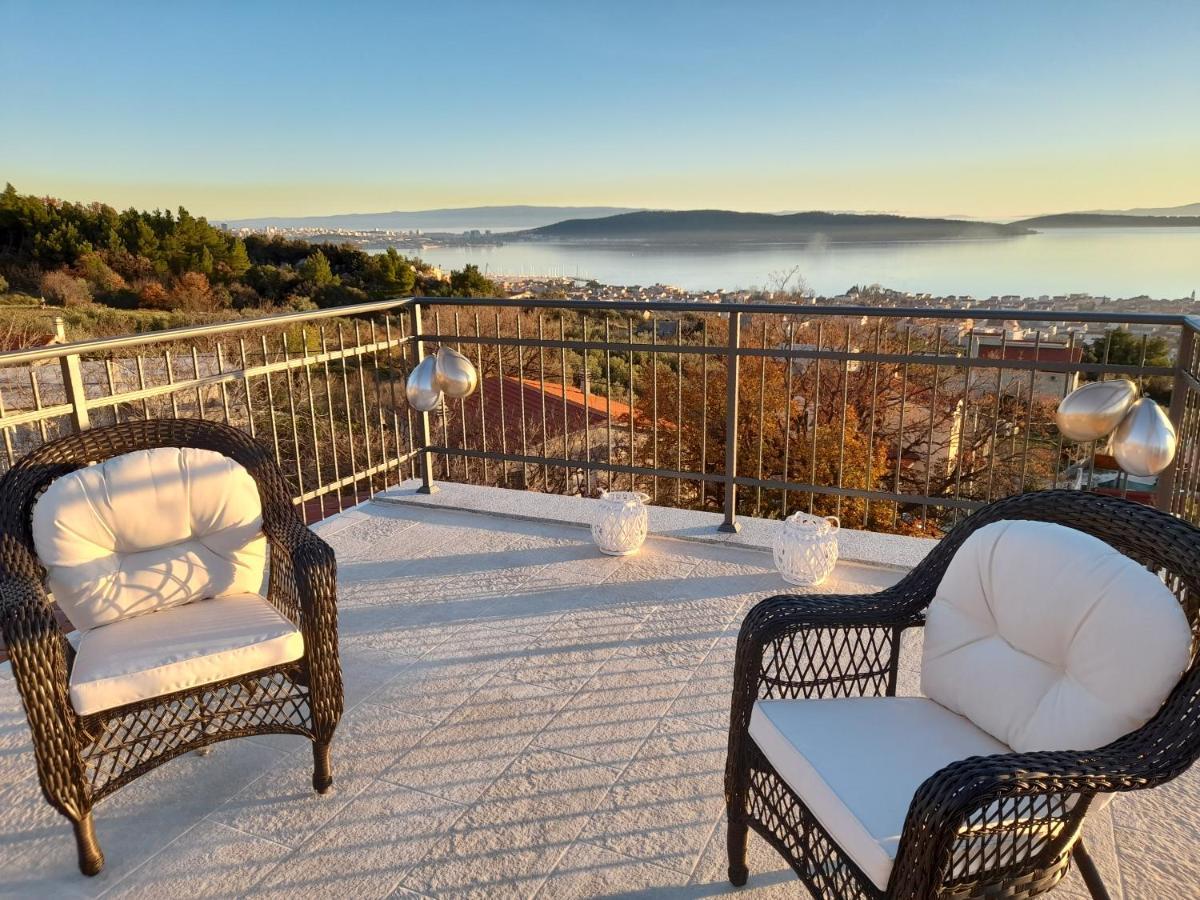 The View Split. Highlight With Roof-Top-Terrace And Pool Kaštela Esterno foto