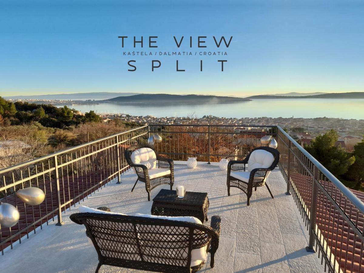 The View Split. Highlight With Roof-Top-Terrace And Pool Kaštela Esterno foto