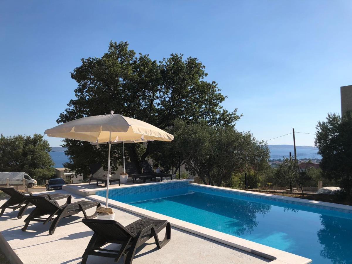 The View Split. Highlight With Roof-Top-Terrace And Pool Kaštela Esterno foto